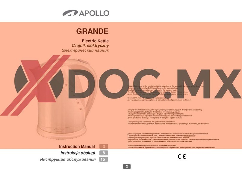 Apollo GRANDE instruction manual