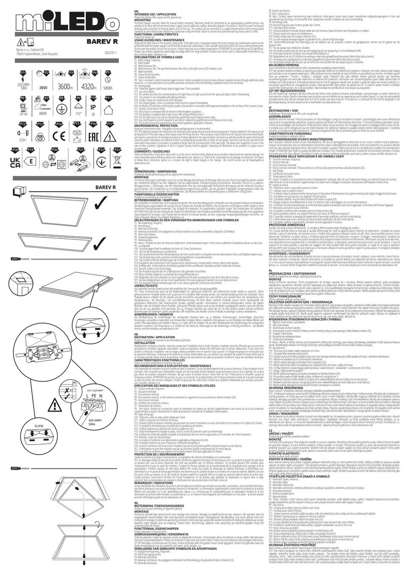 Miledo BAREV R quick start guide