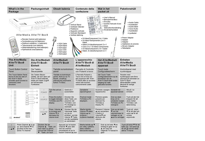Avermedia AVerTV Box9 User manual