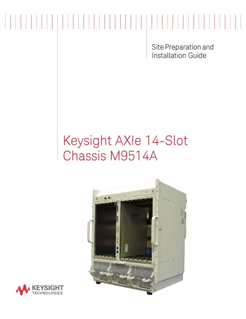 Keysight M9514A Site preparation and installation guide Keysight M9514A Site preparation and installation guide