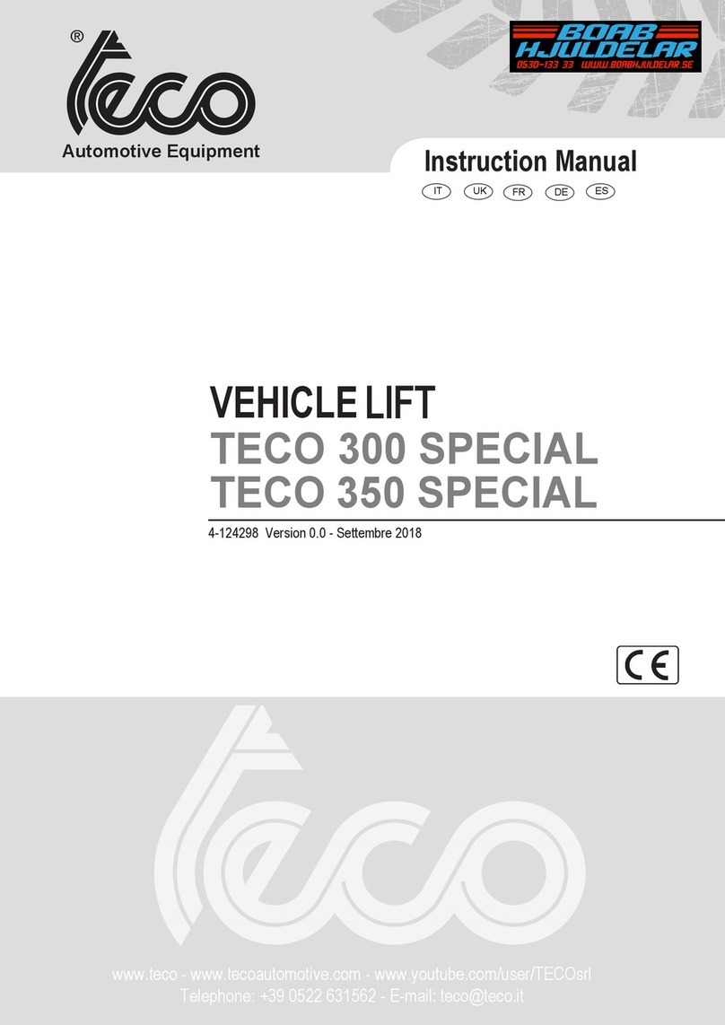 TECO 300 SPECIAL instruction manual