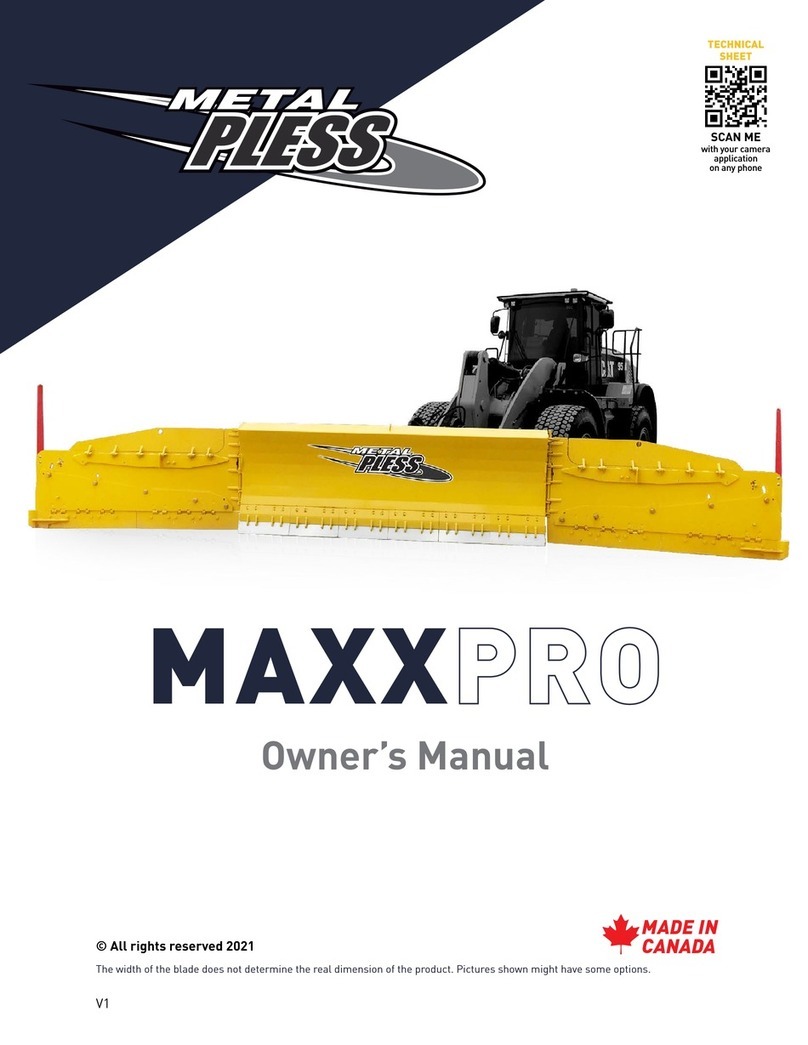 METAL PLESS MAXXPRO owner's manual METAL PLESS MAXXPRO owner's manual