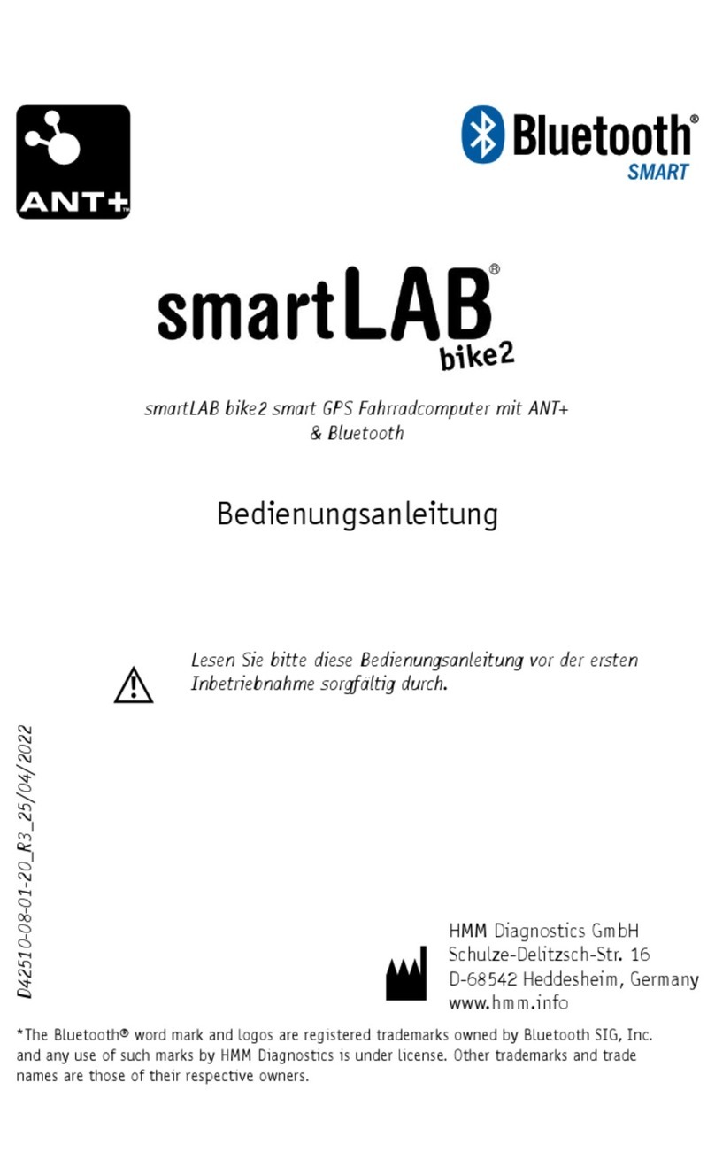 ANT+ smartLAB bike2 operating instructions