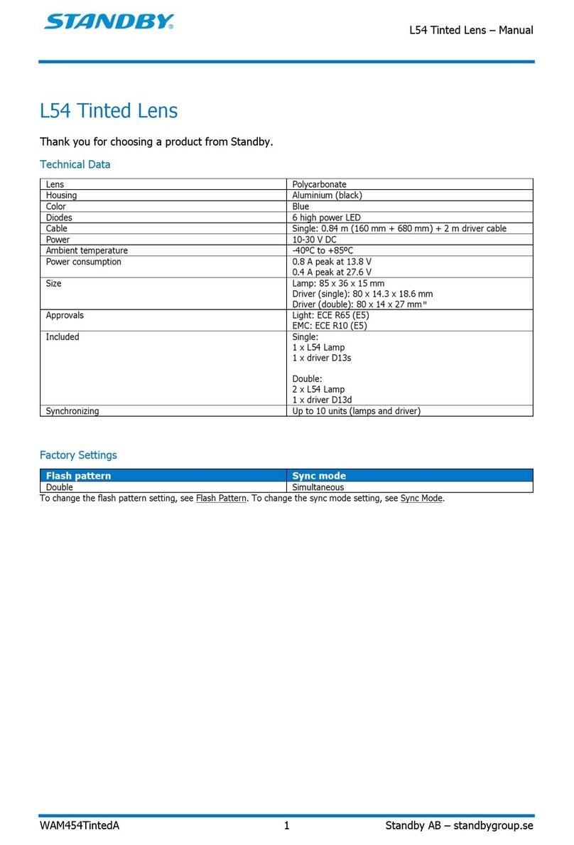 Standby L54 User manual