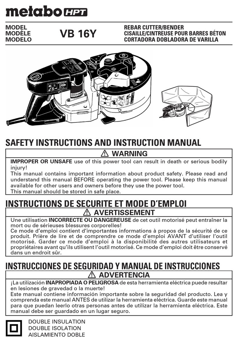 Metabo HPT VB 16Y manual