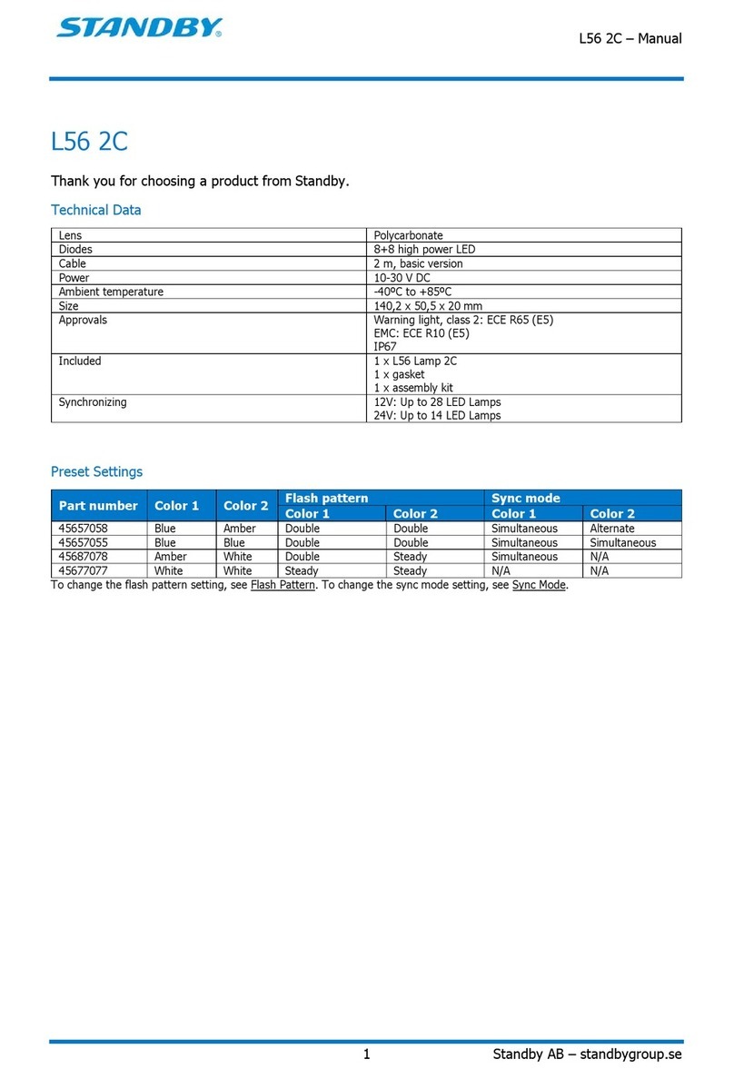Standby L56 2C User manual