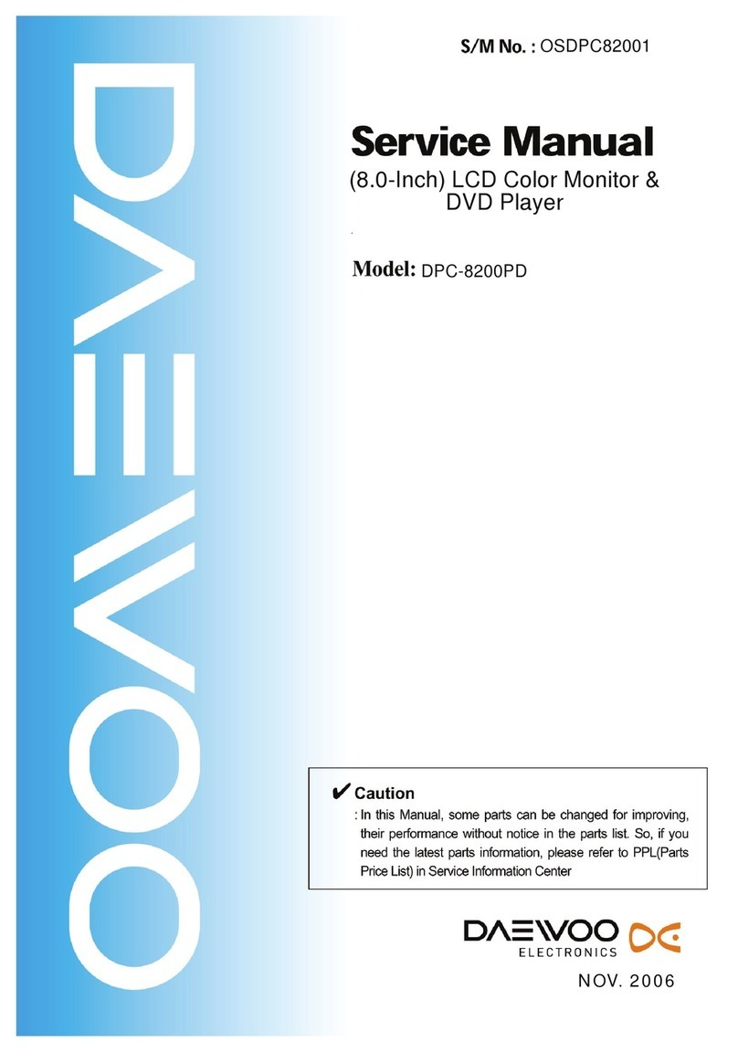 Daewoo DPC-8200PD User manual