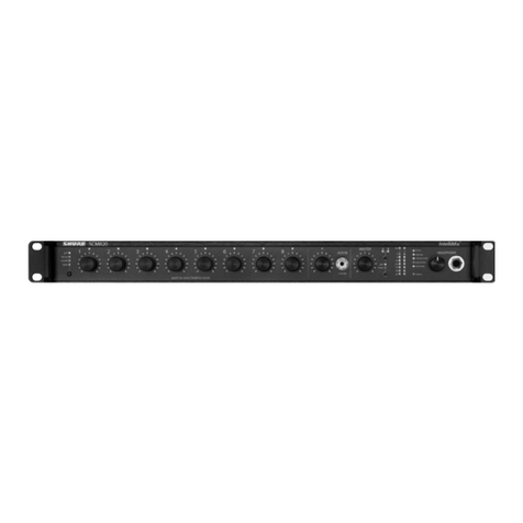 Shure SCM820E-DB25 User manual