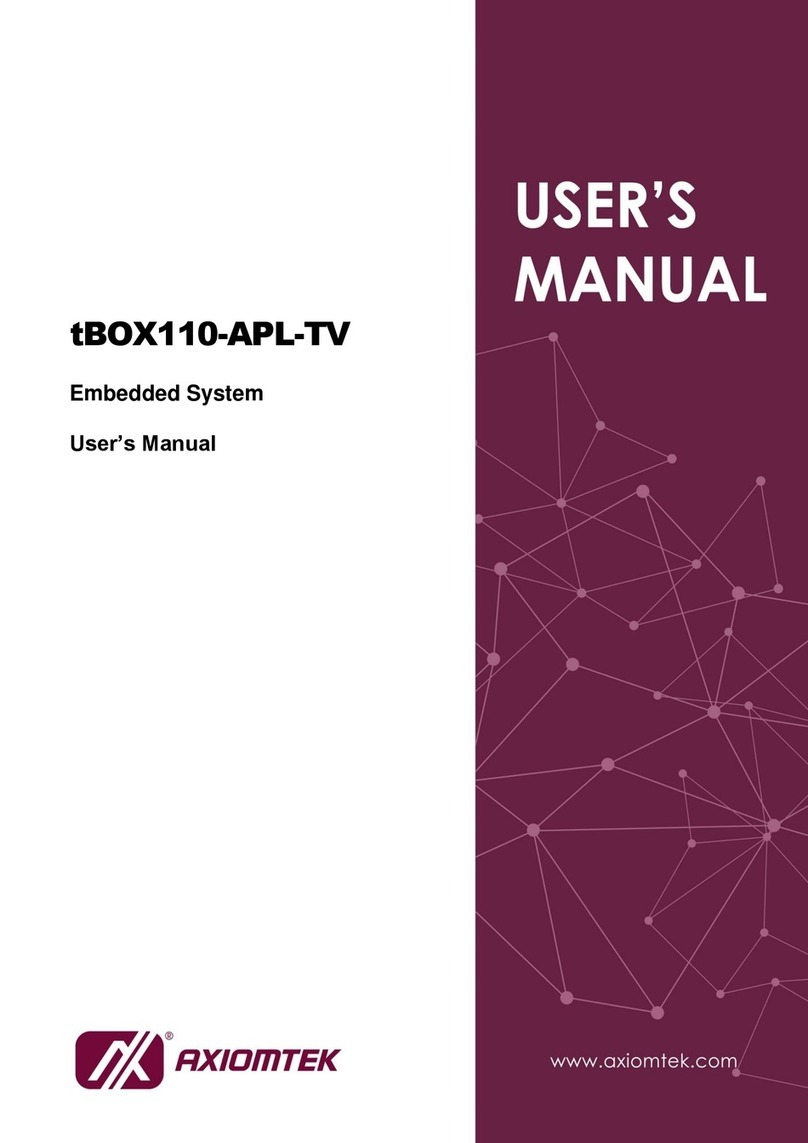 AXIOMTEK tBOX110-APL-TV user manual AXIOMTEK tBOX110-APL-TV user manual