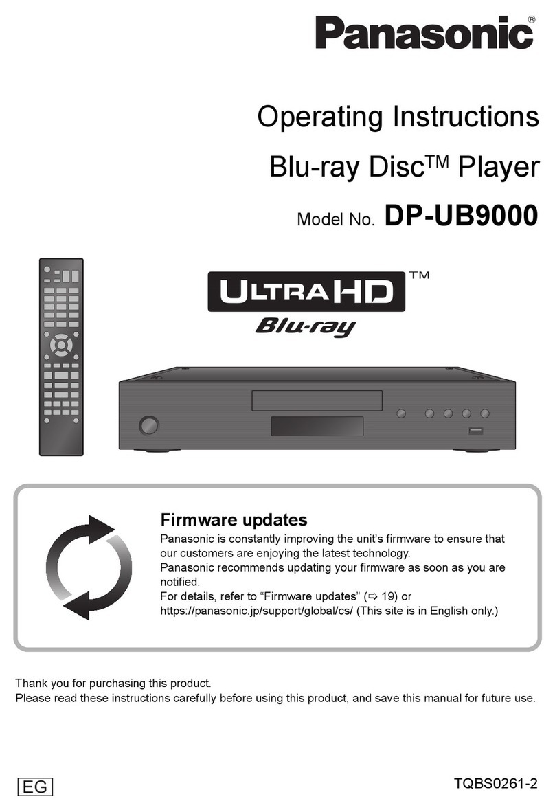 Panasonic DP-UB9000EGK operating instructions