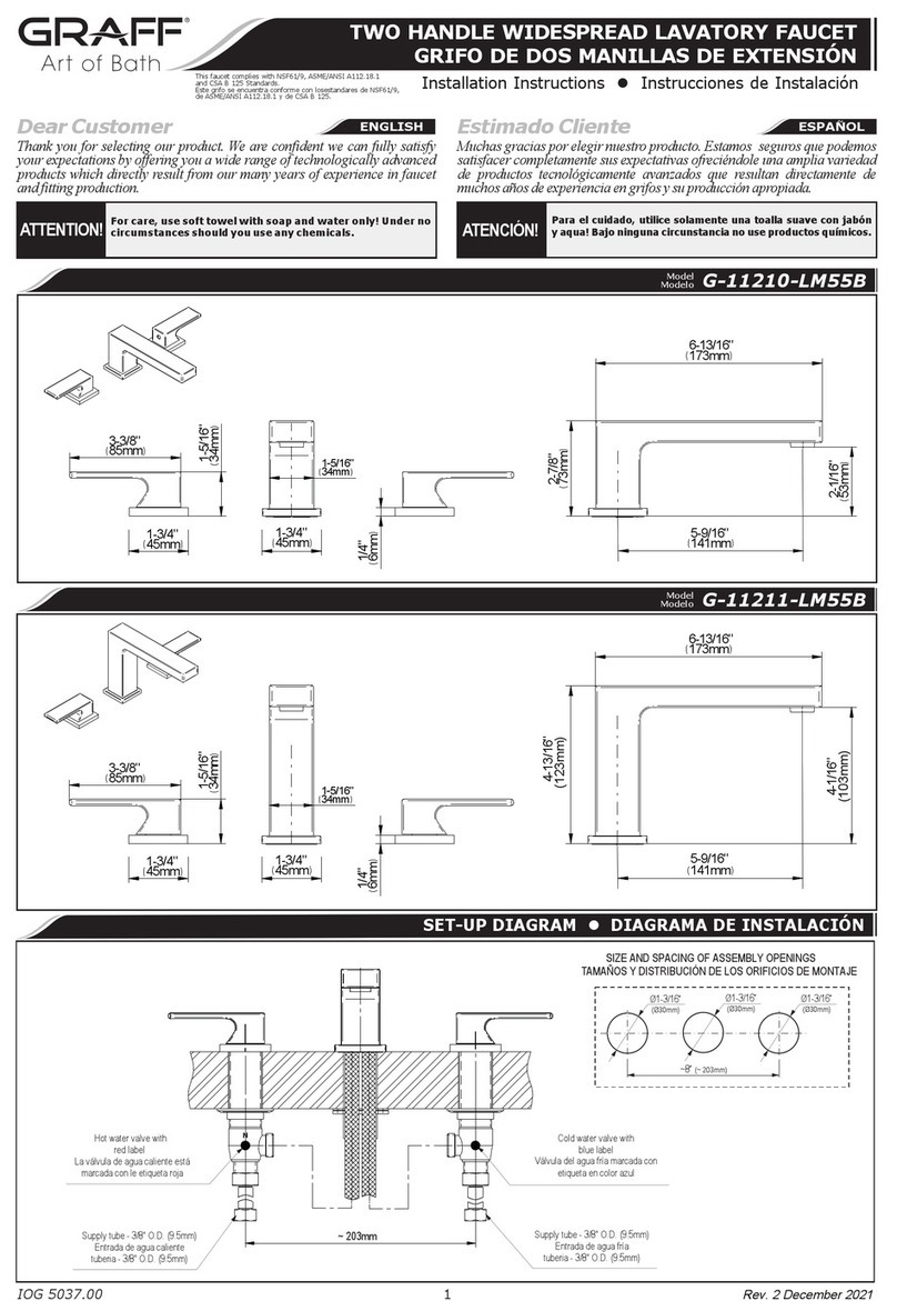 Graff Incanto G-11211-LM55B installation instructions