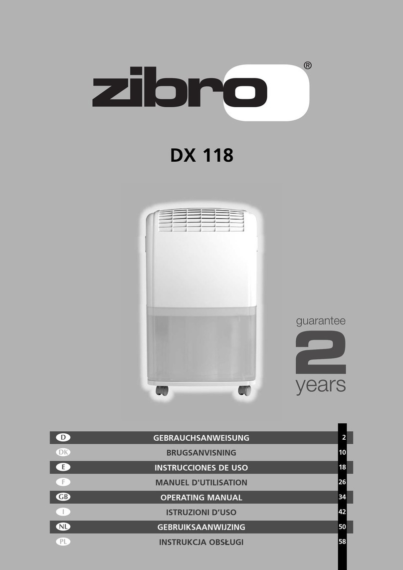 Zibro DX 118 operating manual