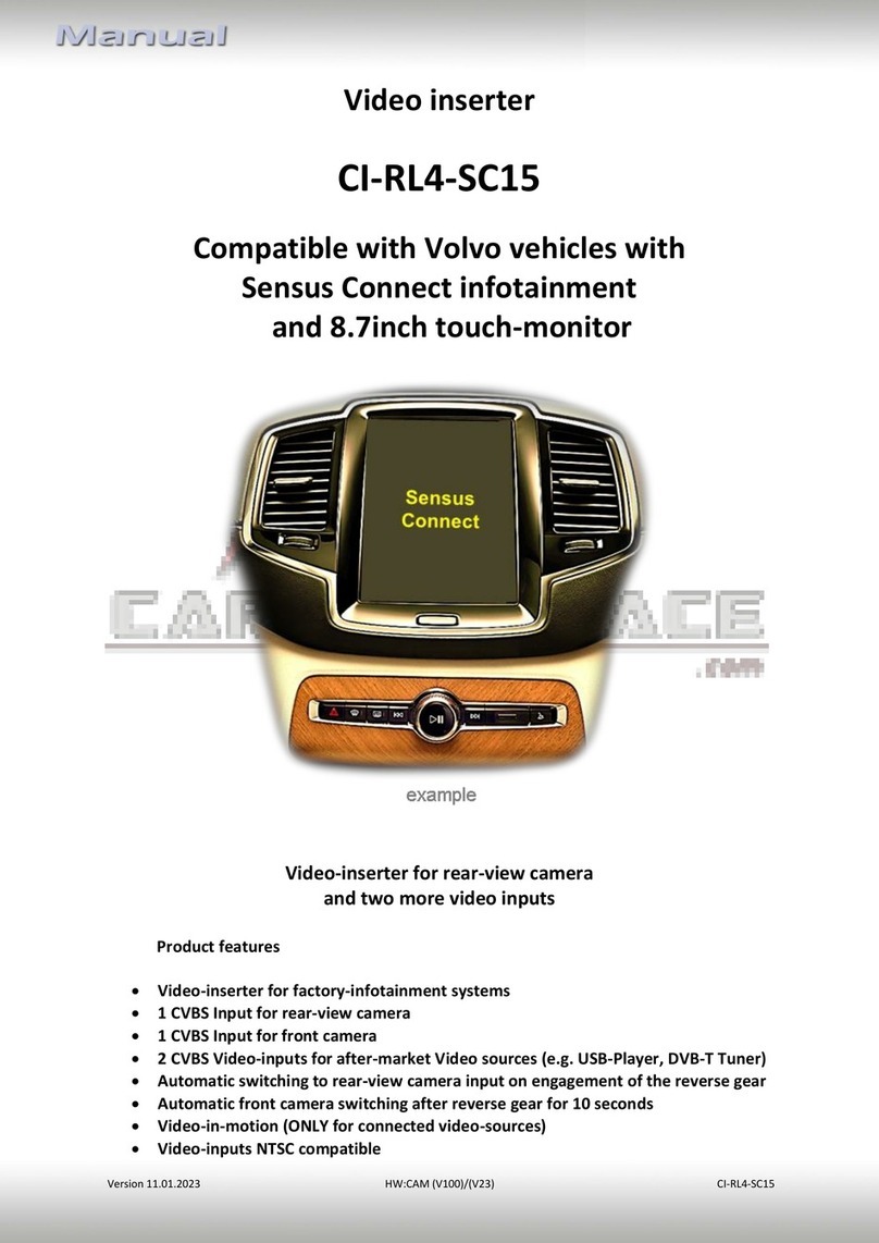 Car-Interface.com CI-RL4-SC15 User manual Car-Interface.com CI-RL4-SC15 User manual