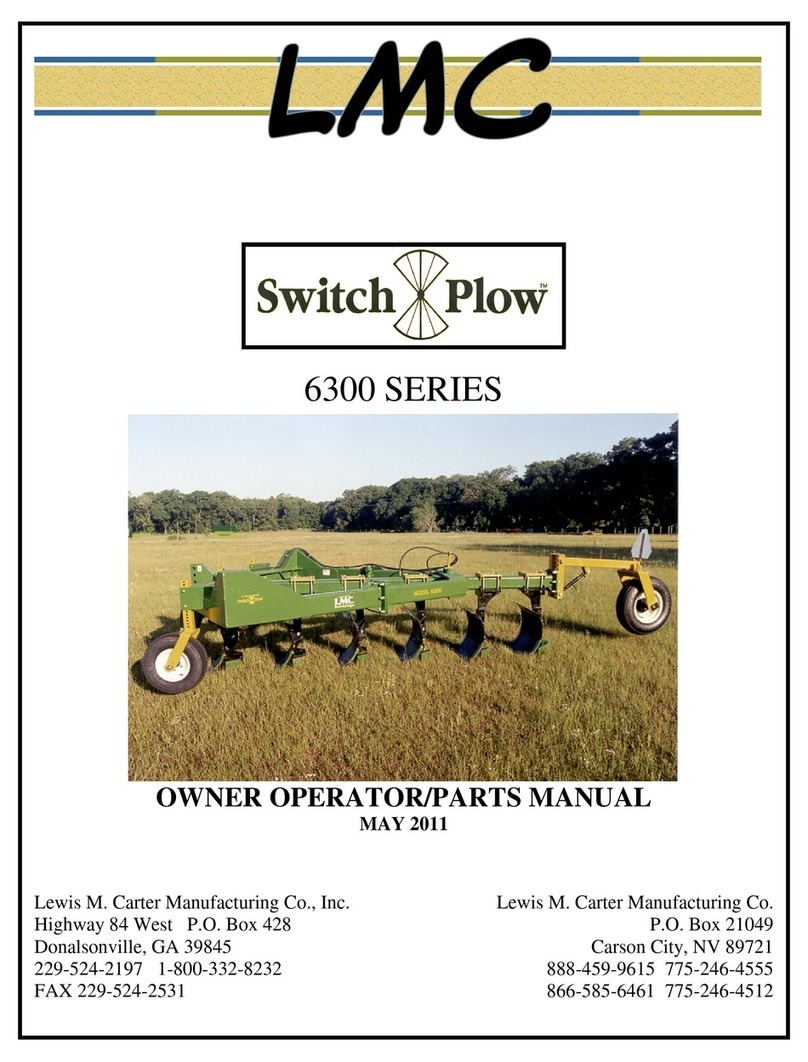 LMC Switch Plow 6300 Series Instructions for use