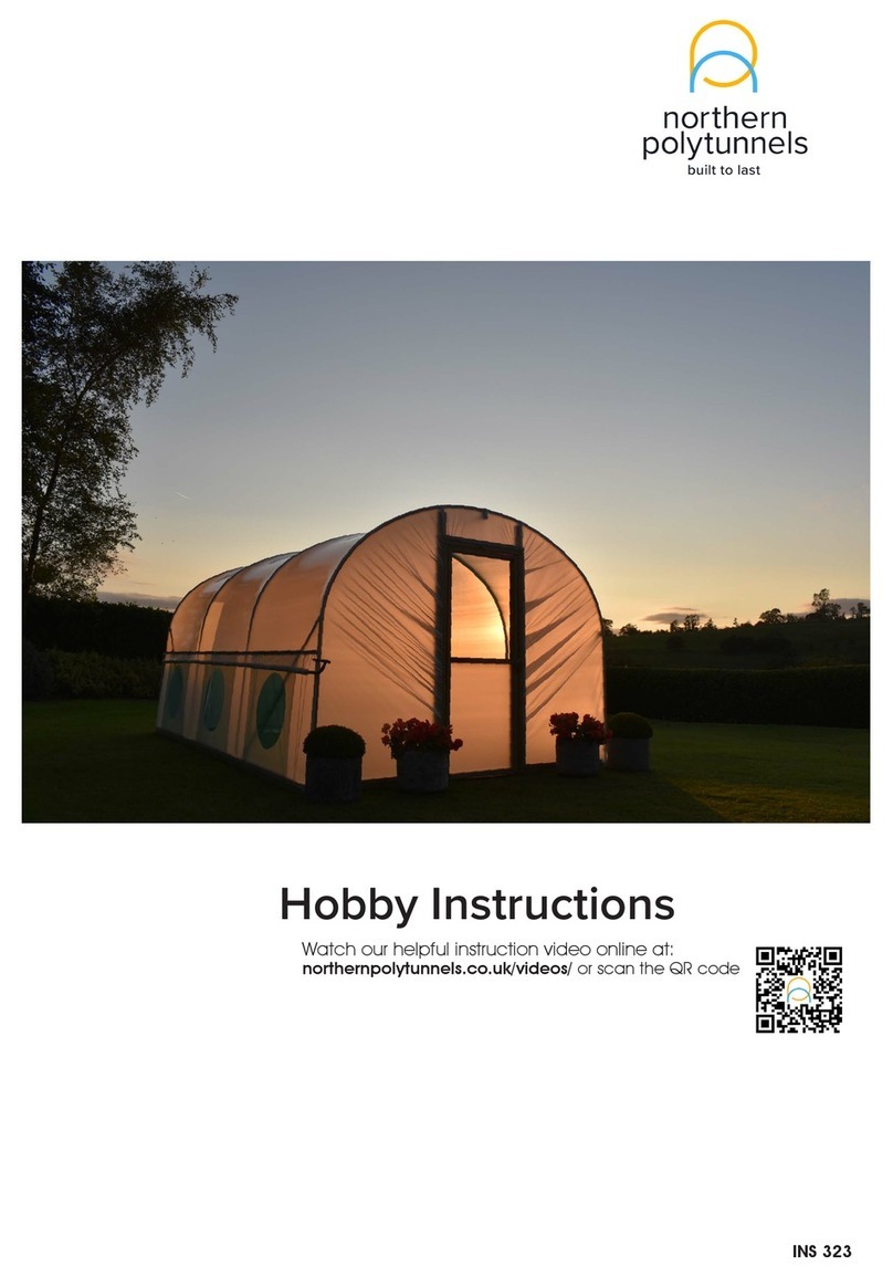 northern polytunnels Hobby instructions