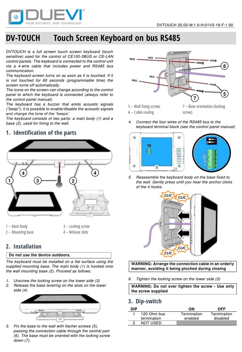 Duevi DV-TOUCH manual