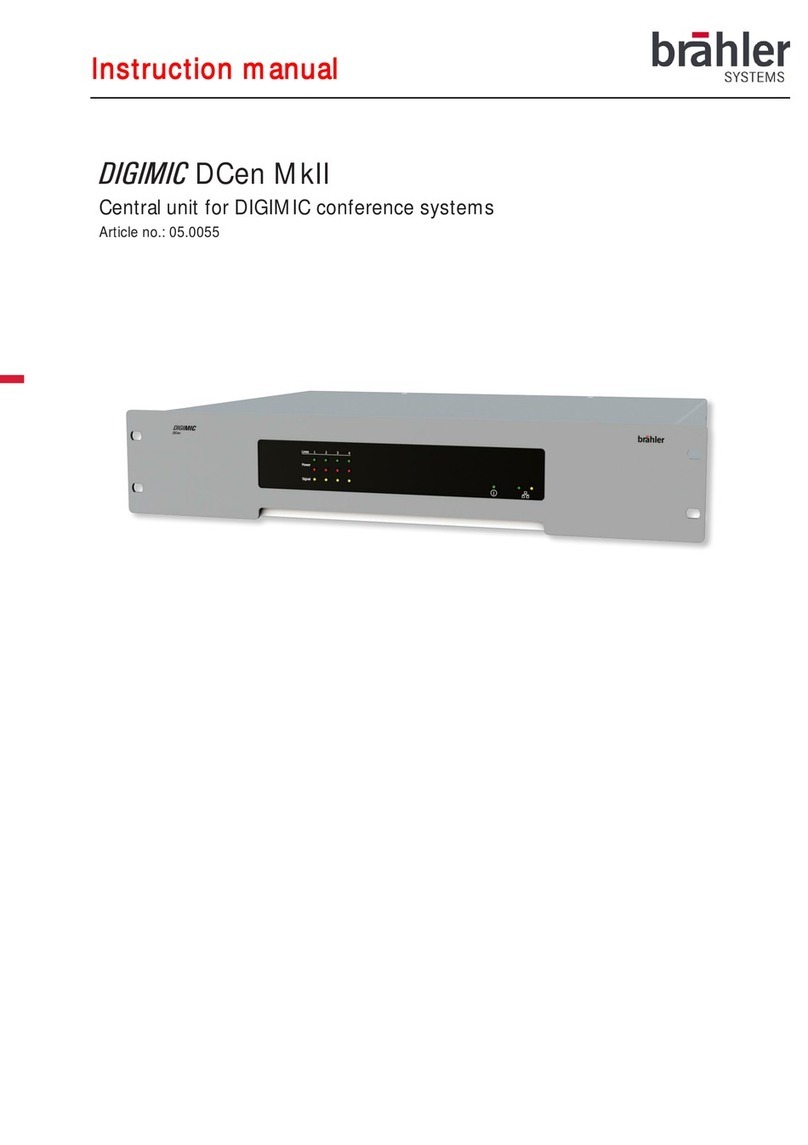 Brähler Systems DIGIMIC DCen MkII User manual