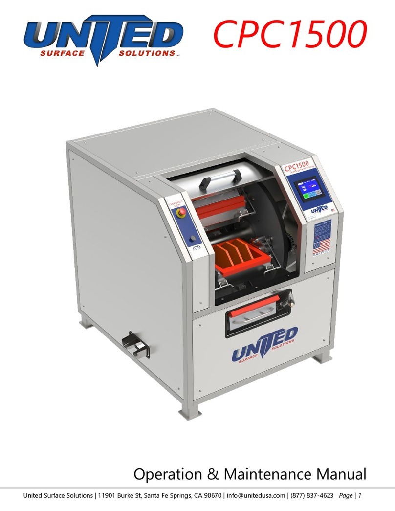 UNITED CPC1500 Operation & maintenance manual