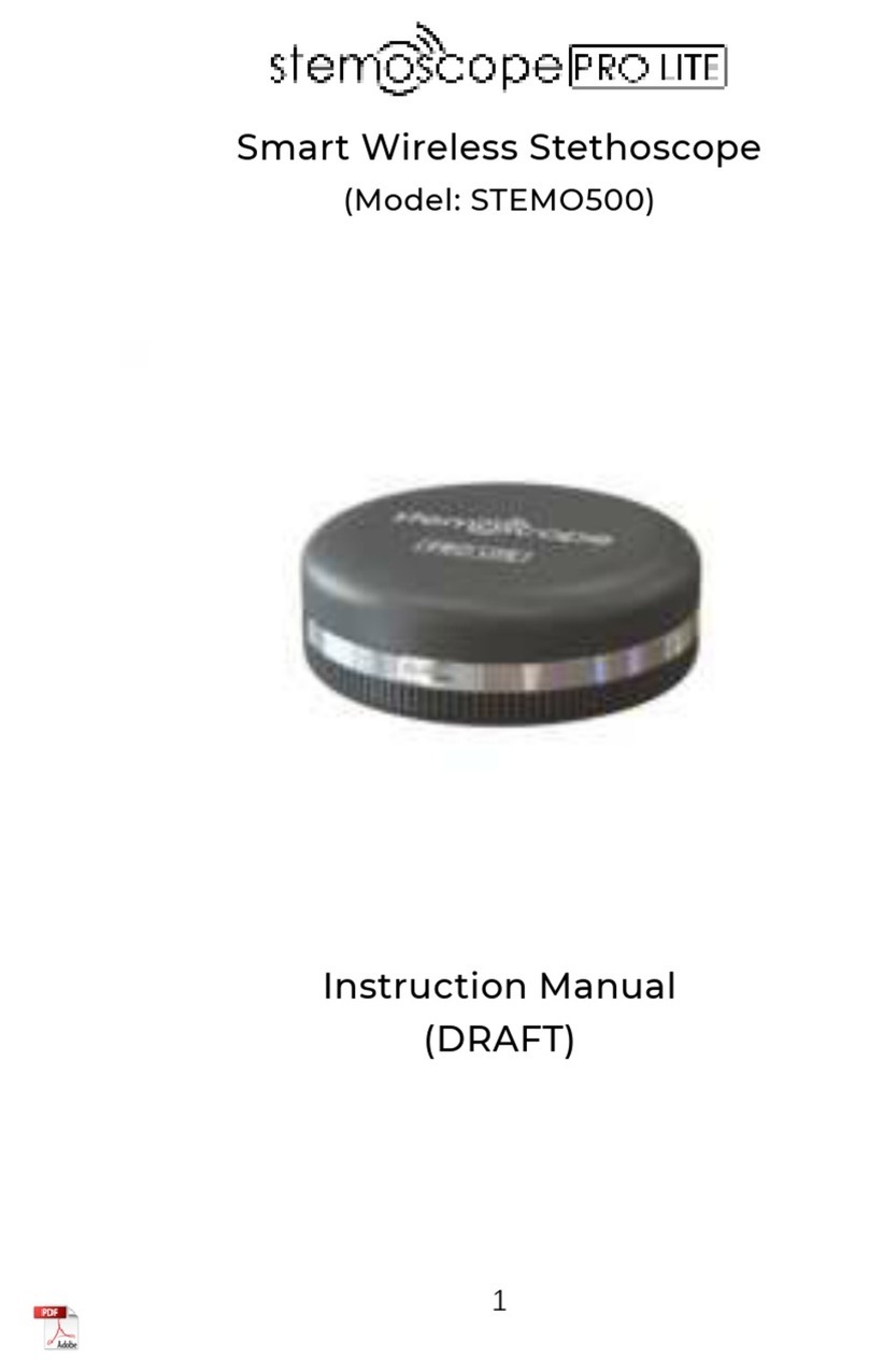 stemoscope PRO LITE STEMO500 instruction manual
