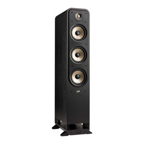 Polk Mono Signature Elite ES60 User manual