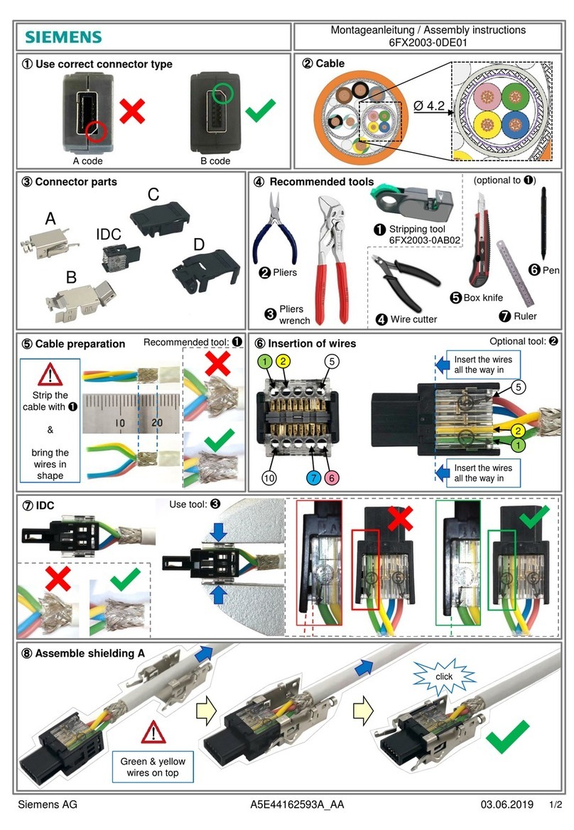 Siemens 6FX2003-0DE01 User manual