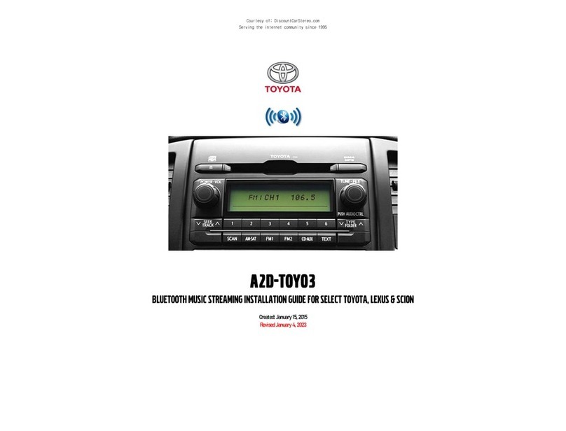 Discount Car Stereo A2D-T0Y03 installation guide