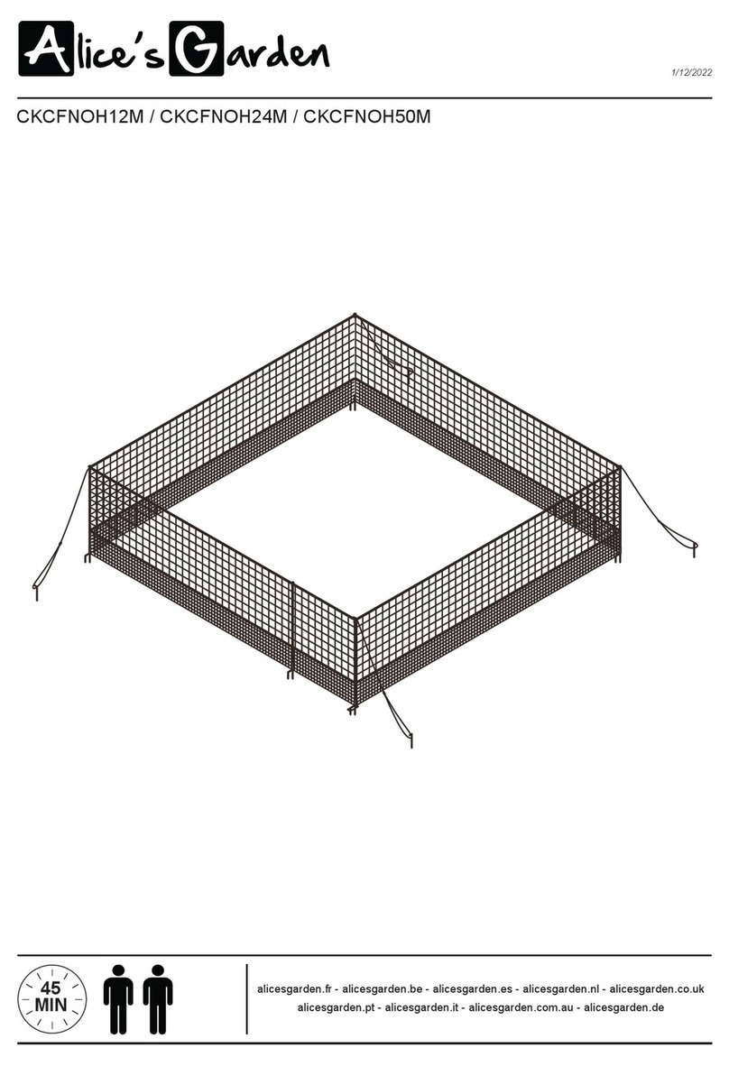 Alice's Garden CKCFNOH12M Assembly instructions