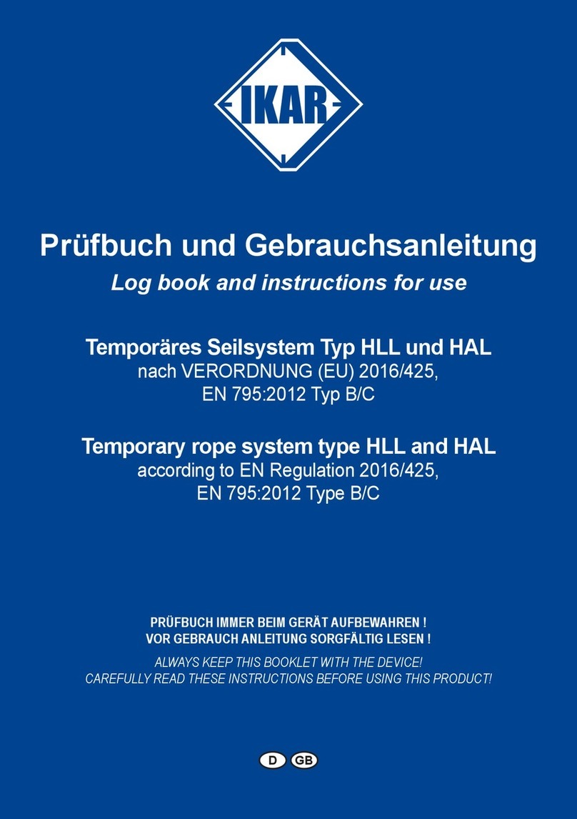 IKAR HLL Log book and instructions for use
