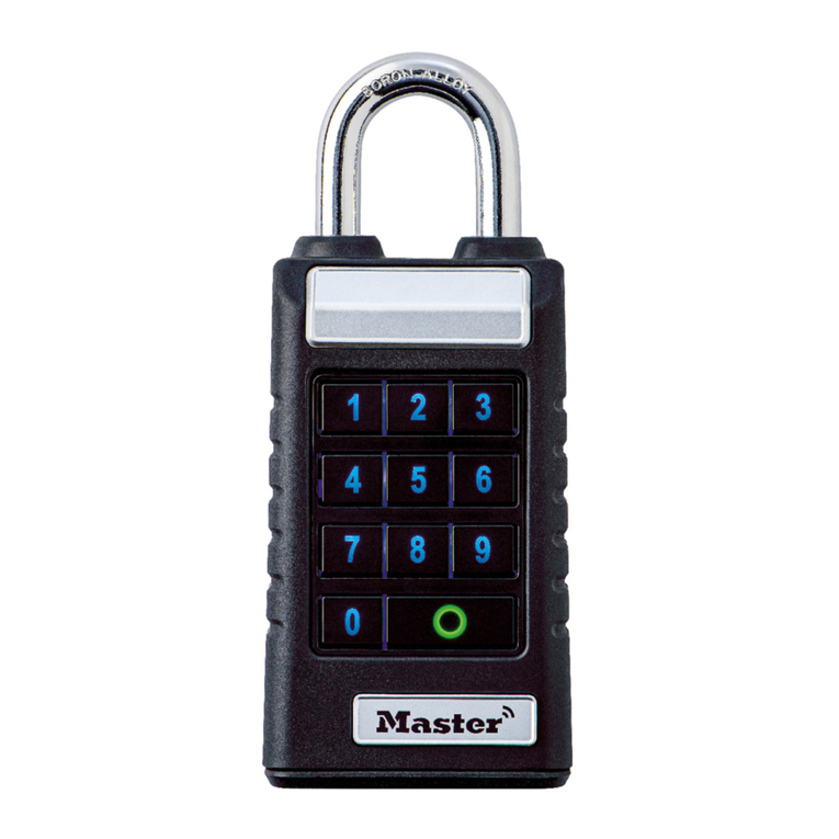 Masterlock 6400 User manual