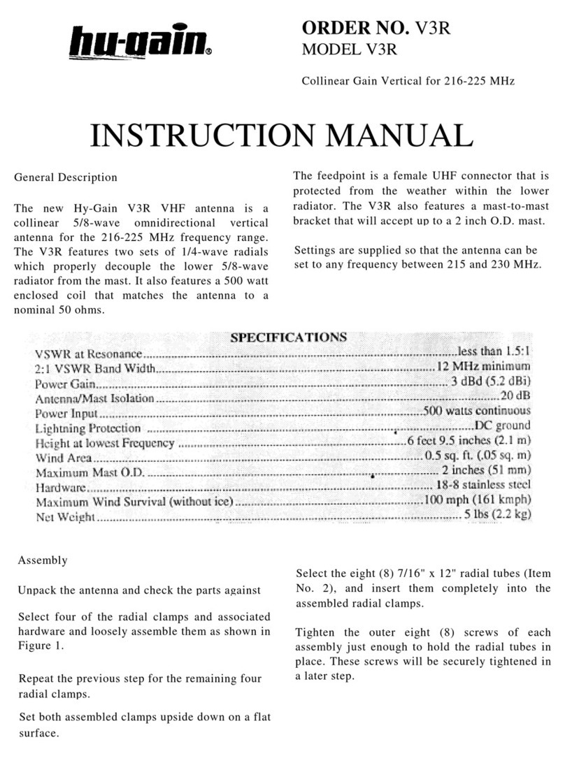 Hy-Gain V3R User manual