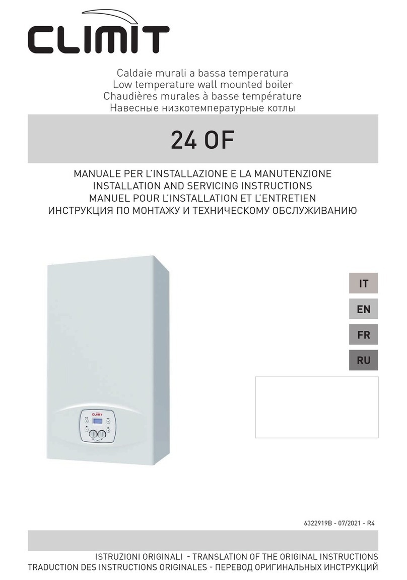 Climit 24 OF Installation and servicing instruction