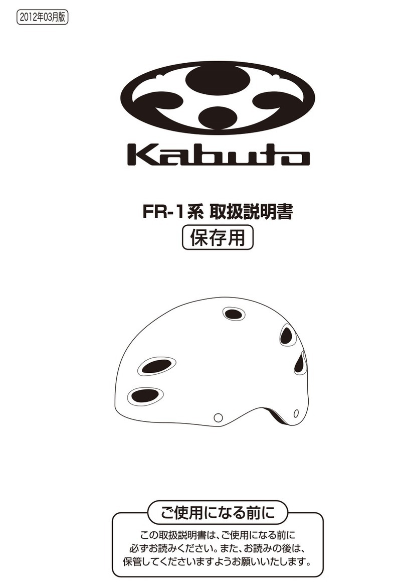 Kabuto FR-1 User manual