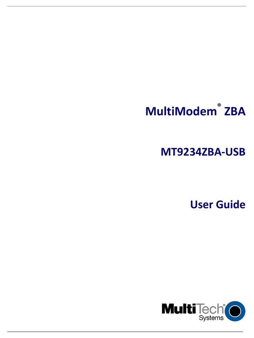 Multitech MT9234ZBA-USB User manual Multitech MT9234ZBA-USB User manual