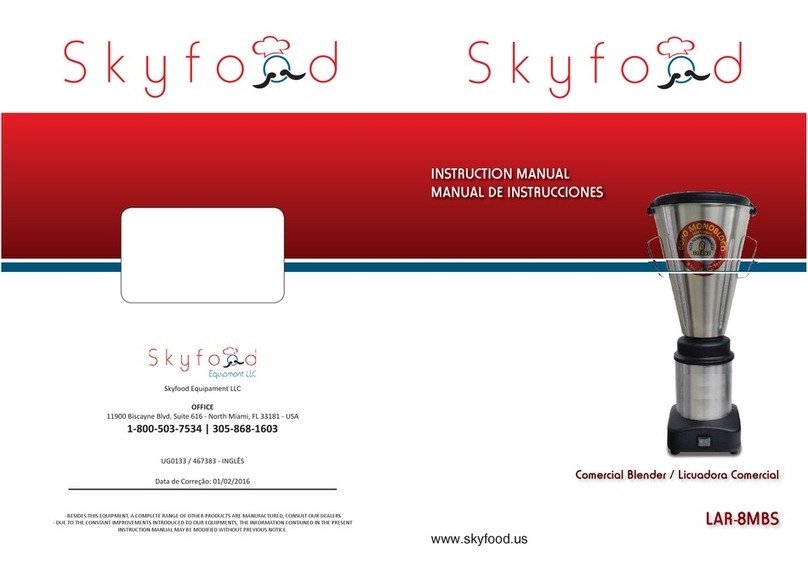 Skyfood LAR-8MBS instruction manual
