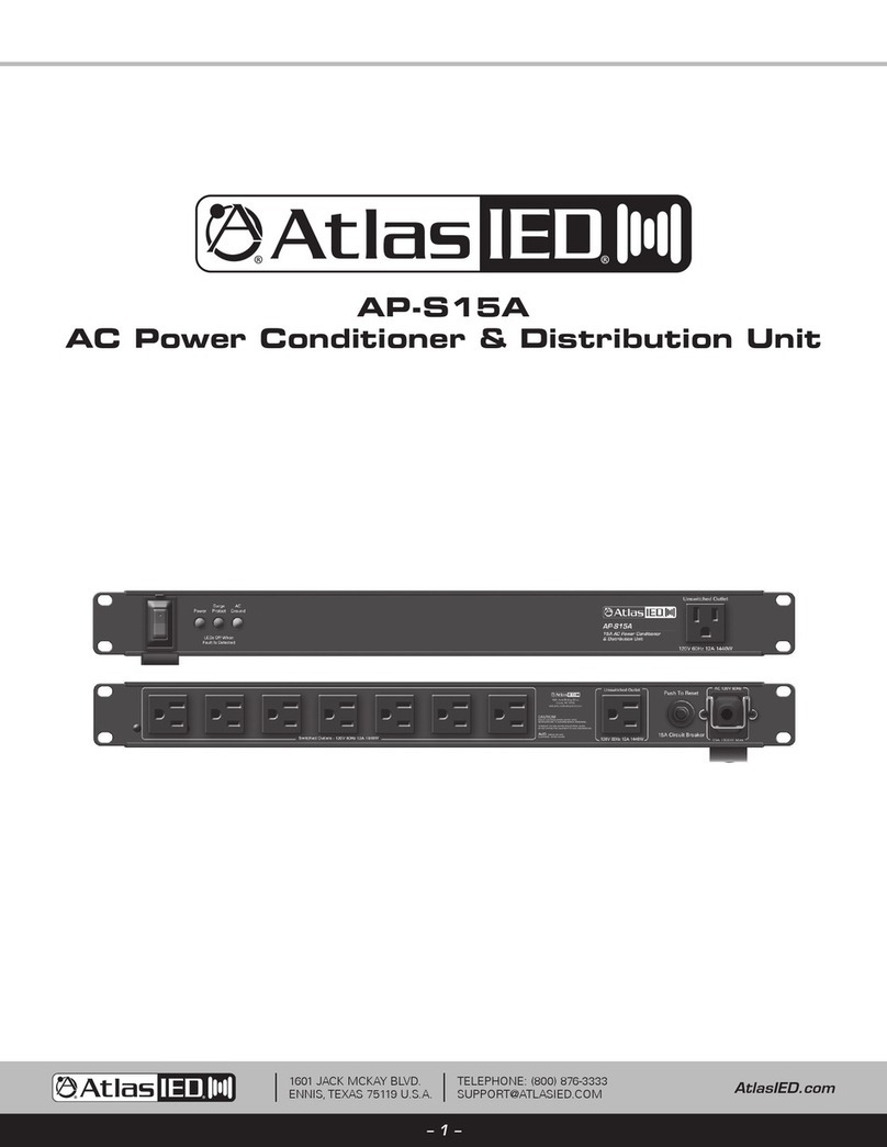 Atlas IED AP-S15A owner's manual