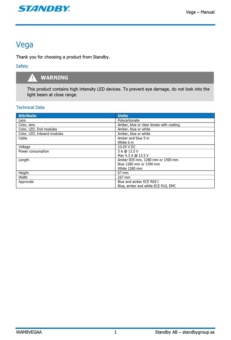 Standby Vega manual