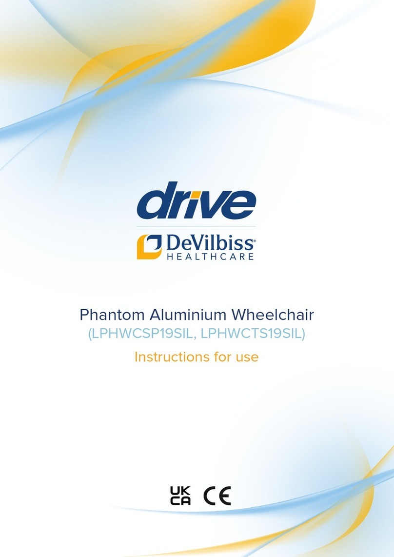 Drive DeVilbiss Healthcare LPHWCSP19SIL User manual