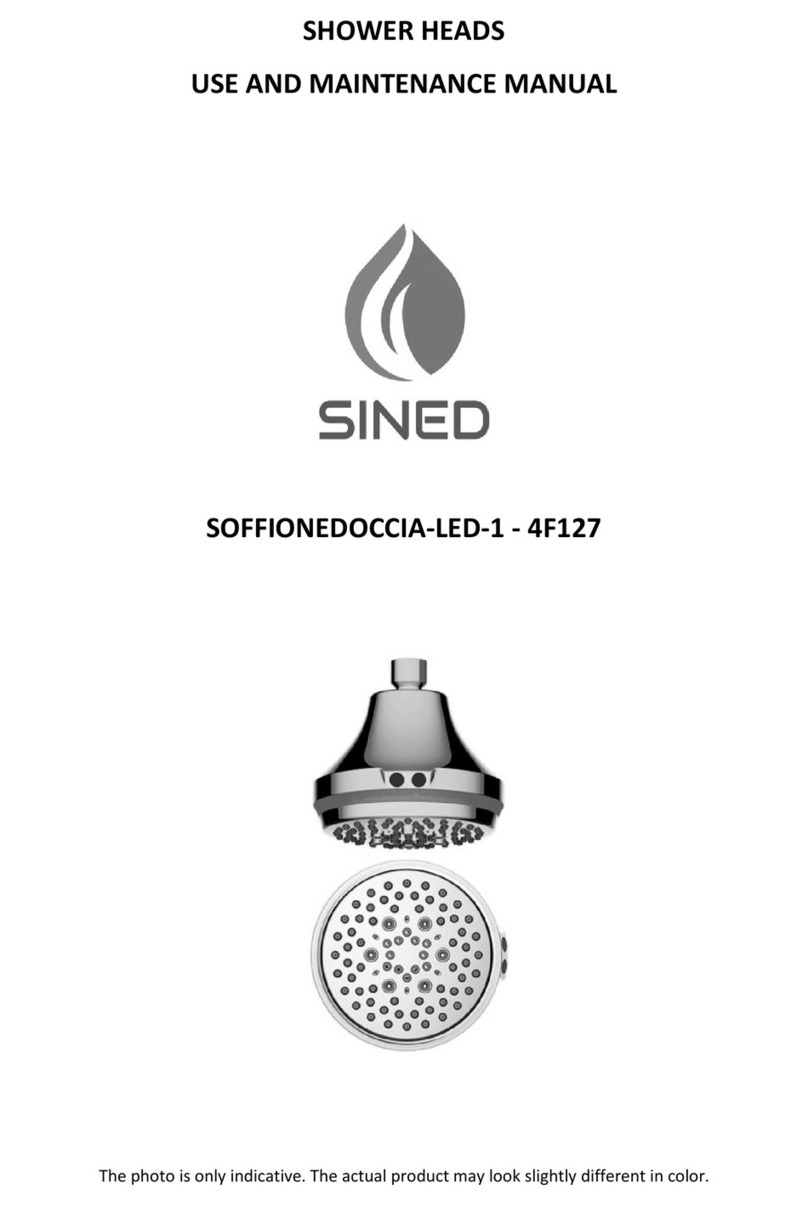 SINED SOFFIONEDOCCIA-LED-1 User manual