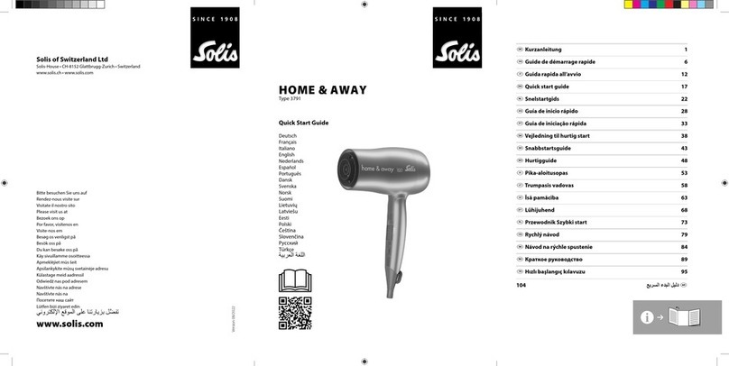 SOLIS HOME & AWAY User manual SOLIS HOME & AWAY User manual