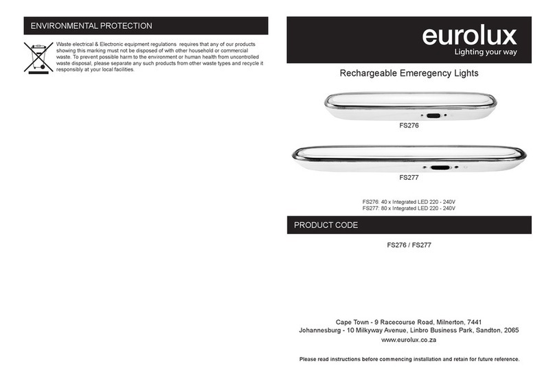 Eurolux FS276 quick start guide