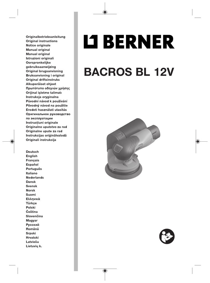 Berner BACROS BL 12V Original instructions
