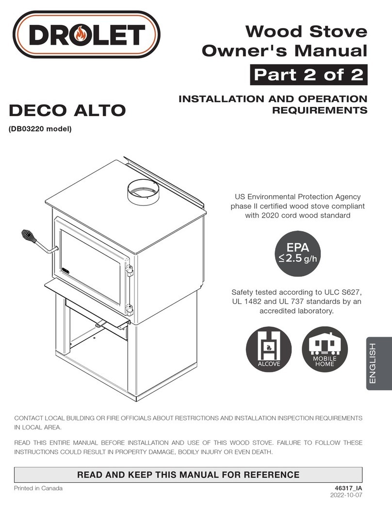 Drolet DECO ALTO owner's manual Drolet DECO ALTO owner's manual