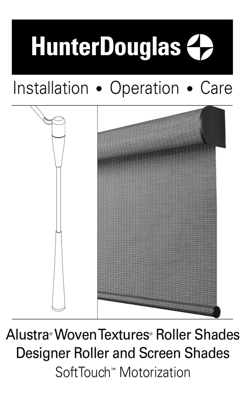 HunterDouglas Alustra Woven Textures User manual