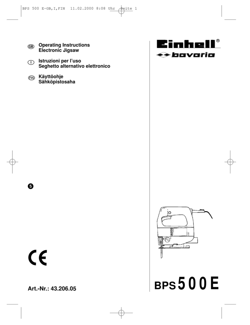 EINHELL BPS 500E User manual