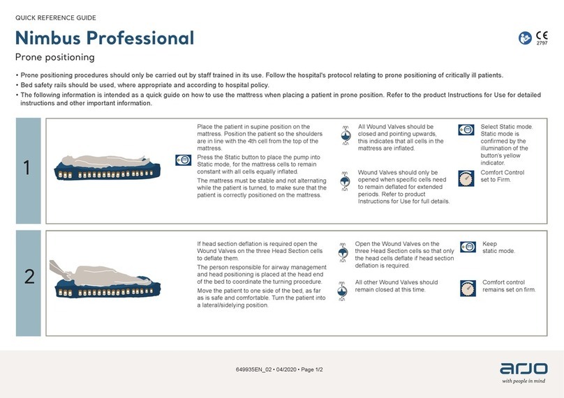Arjo Nimbus Professional User manual