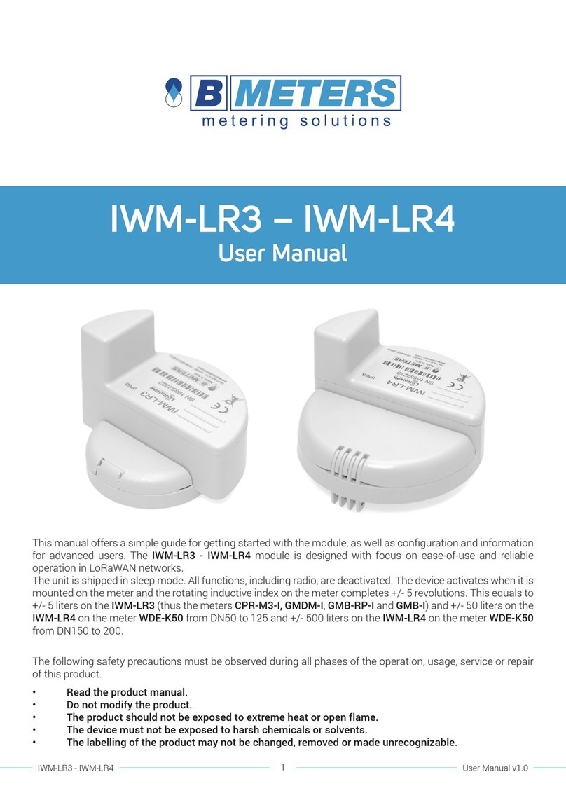 B meters IWM-LR3 User manual