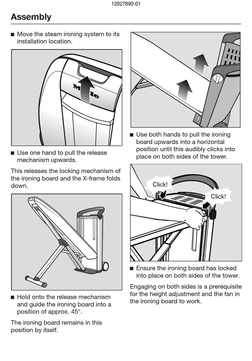 Miele FashionMaster B 4847 Installation