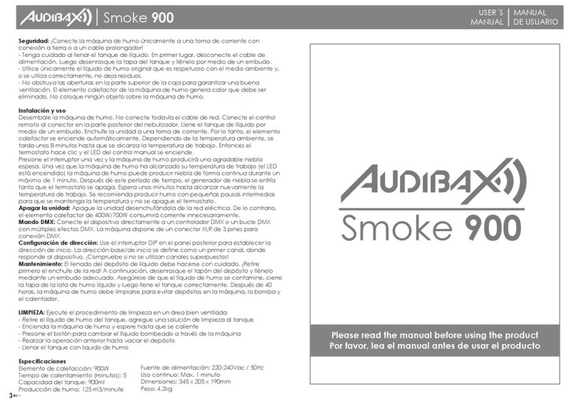 Audibax Smoke 900 user manual
