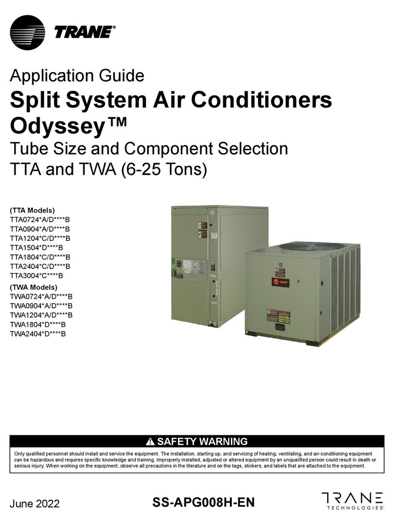 Trane Odyssey TTA0724 A Series User guide