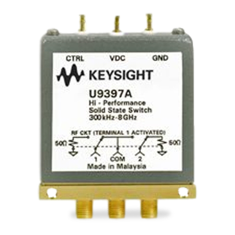 Keysight Technologies U9397A Service manual Keysight Technologies U9397A Service manual
